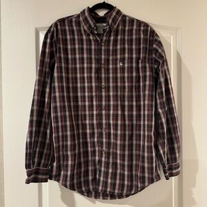 Carhartt Men’s Medium Plaid Button Down